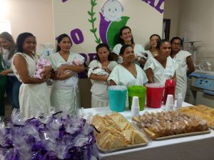 As mães de prematuros da maternidade