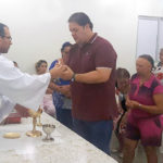 O Padre Amauri Rodrigues de Souza conduziu a celebração