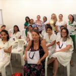 As pacientes e mães doadoras receberam brindes