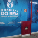 Um dos painéis do hospital