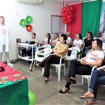 João Victo durante a palestra