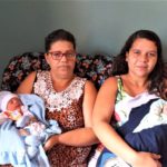 Adriana e Kamille mãe e filha tiveram seus bebês na maternidade de Patos com intervalo de dois dias