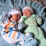 José Vinicius e David Miguel tio e sobrinho nasceram com dois dias de diferença