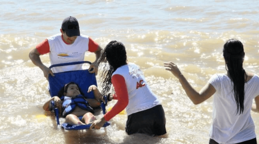 praia acessível