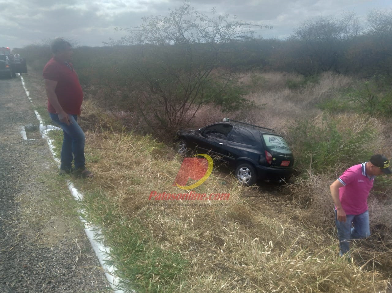 Acidente na BR-361, entre Patos e Santa Terezinha