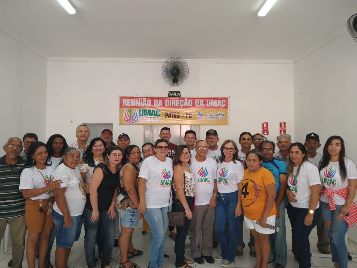 UMAC se filia à União das Associações Comunitárias de Patos e Região (UAC)