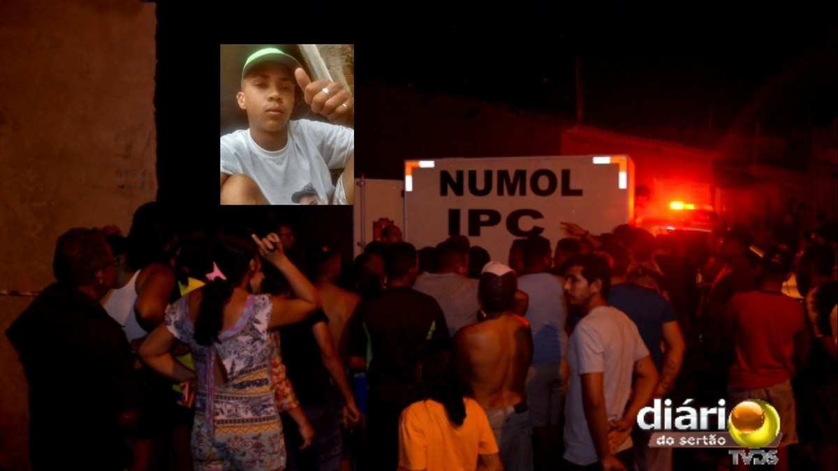 Jovem é morto a tiros e mulher fica ferida com bala perdida, em Cajazeiras