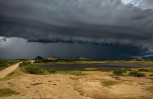 Açude do Jatobá amanhece pegando muita água e já chegou aos 71,60% de sua capacidade