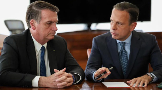 Jair Bolsonaro e Joao Doria
