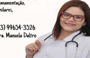 Dra. Manuela Daltro: consultoria em aleitamento materno, em Patos