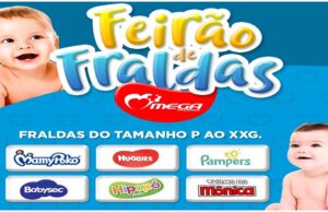 Mega Pharma realiza feirão de fraldas descartáveis de 23 a 26 de julho