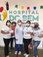 A ação também contemplou os funcionáros do Hospital do Bem que integra o Complexo