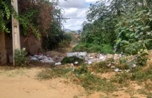 Moradores reclamam de lixo, entulho e mato em rua do Salgadinho, em Patos. Vídeo