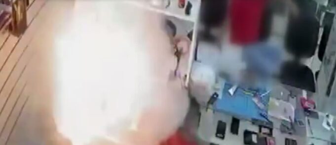 celular-explodiu-dentro-de-loja-em-londrina