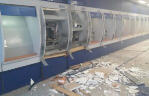 Caixas eletrônicos são explodidos por pelo menos cinco suspeitos armados com fuzis, em João Pessoa