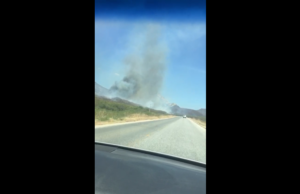Incêndio destrói vegetação neste domingo em Mãe d’Água. Vídeo