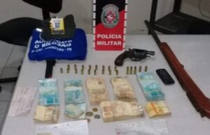 Polícia recupera mais de R$ 40 mil roubados de posto de combustível de Juazeirinho