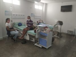 Os pacientes do Complexo ja nas novas enfermarias disponiveis