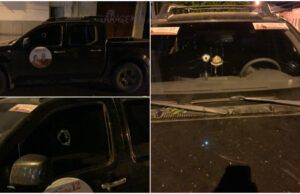 Carro de candidata a prefeita é alvejado a tiros em Condado