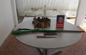 Polícia Militar apreende arma de fogo em Passagem
