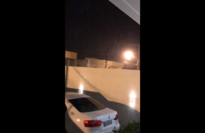 Chove em alguns bairros de Patos na noite desta segunda-feira. Vídeo