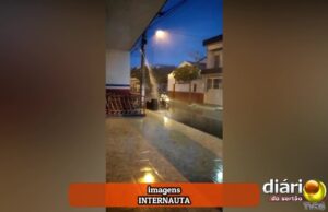 Chuva forte acompanhada de vento banha São João do Rio do Peixe e outras cidades do Sertão. Vídeo