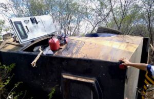 Acidente com carro-forte deixa homem morto e mais três feridos entre São Mamede e Santa Luzia