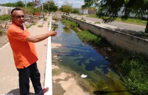 Vereador eleito Zé Gonçalves denuncia situação de abandono do Canal do Frango, em Patos