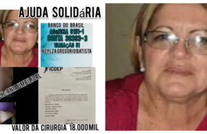 Família pede ajuda para que idosa realize cirurgia de 18 mil reais, em Patos. Veja como colaborar