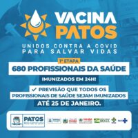 6009c1f17c57b PATOS VACINA 680 PROFISSIONAIS DE SAUDE EM 24 HORAS