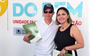 Dra. Nayhara Castro e um dos pacientes tratados no Hospital do Bem