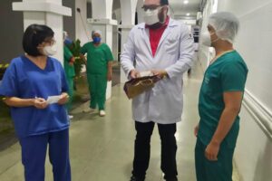 A doação foi feita nesta quinta-feira