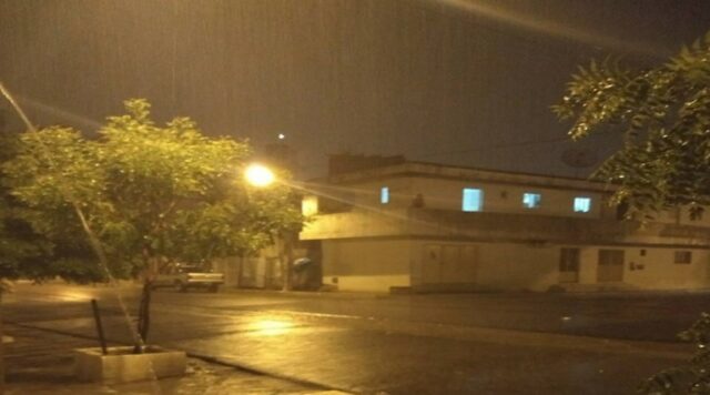 Noite de chuva em Patos