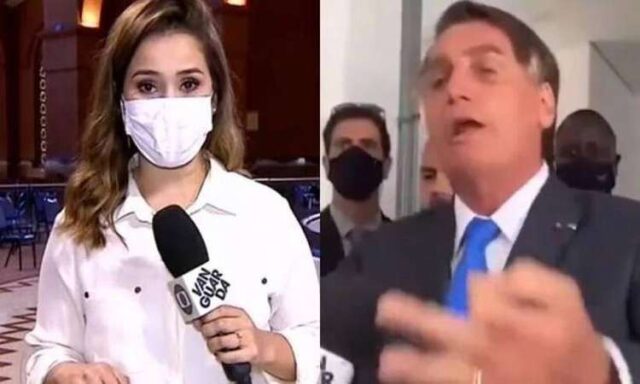 Laurene Santos e Jair Bolsonaro