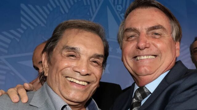 Dedé Santana e Jair Bolsonaro