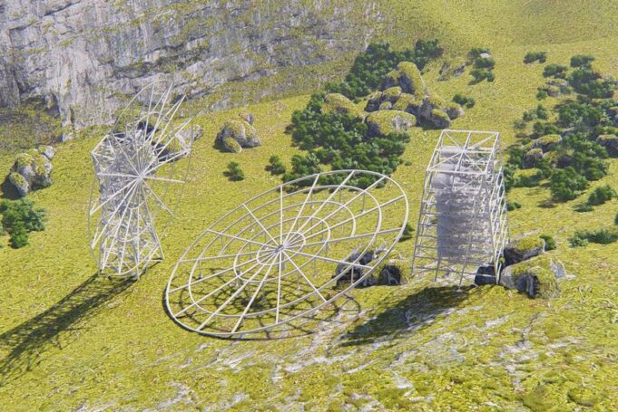 Radiotelescópio funcionará em Aguiar (Foto: Bingo)