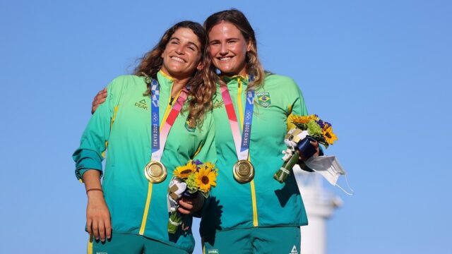 Martine Grael e Kahena Kunze