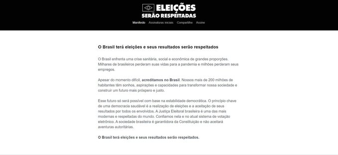 manifesto-eleicoes-serao-respeitadas