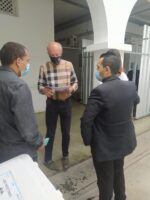 Diretores Geral e Administrativo do Complexo Levi Firmino e Francisco Guedes com o secretario