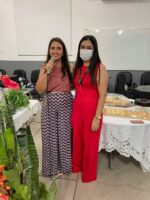 A Coordenadora da equipe de Fisioterapeutas do Complexo Thaysa Nobrega e uma das homenageadas