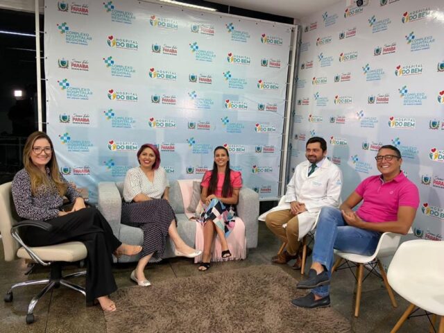 Dra. Nayhara participou da Live junto com outros profissionais do Hospital do Bem