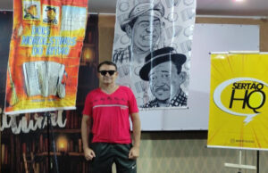 Aurélio Filho lança revista em quadrinhos hoje, homenageando Pinto do Acordeon e Jackson do Pandeiro, em Patos