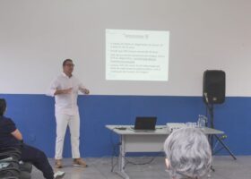 Dr. Thiago Alencar durante sua participacao