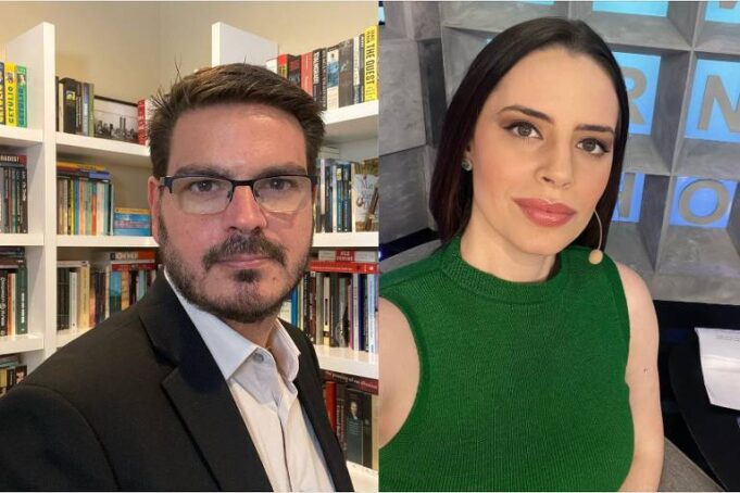 Rodrigo Constantino e Zoe Martinez