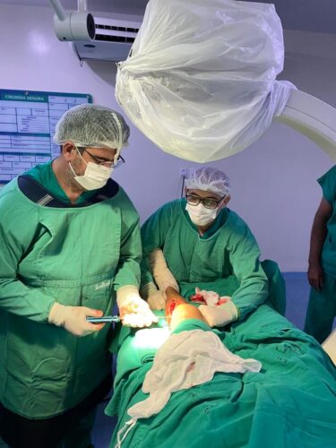 A maior parte das cirurgias foram de procedimentos ortopedicos com nove casos