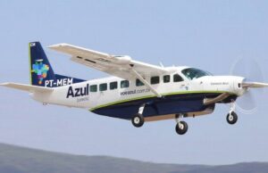 “Mais barato ir para São Paulo”, diz empresário ao criticar voo da Azul que liga Cajazeiras a João Pessoa com escala em Recife. Vídeo Aeronave Cessna 208 Caravan (Foto: Luis Alberto Neves/Azul/divulgação)