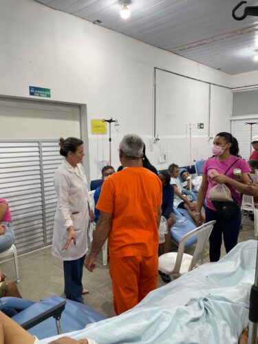 A urgencika do hospital de patos registrou 197 atendimentos no plantao do final de semana