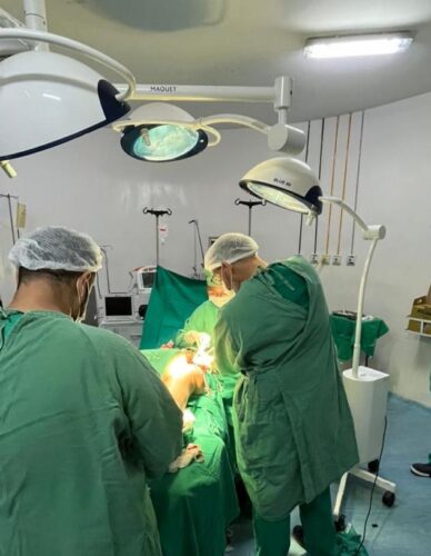 Das 21 cirurgias realizadas em Patos neste final de semana 20 foram de urgencia