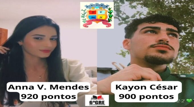 Anna Victória Mendes e Kayon César Alves