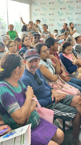 Pacientes e acompanhantes participaram da comemoracao